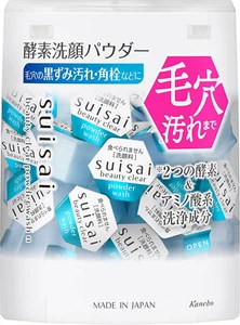 Kanebo Suisai Beauty Clear Powder Wash N, Mini Facial Cleanser - 32 pods (0.4g) - Picture 1 of 7