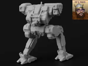 FLE-4 Flea Alternate Mech Model For Battletech 6mm-10mm-15mm - Picture 1 of 1