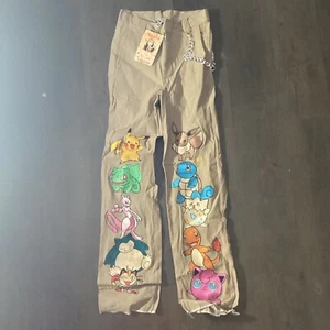 Omighty Women Pokemon cartoon pants Sz S - Picture 1 of 6