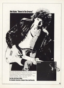 1988 Bob Dylan: Down in the Groove; Promo Vintage Print Ad - Picture 1 of 1