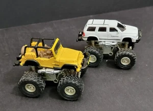 Lot Of 2: 1999 Funline Stampeders Jeep Wrangler & Dodge Durango 1:64 Scale - Picture 1 of 13