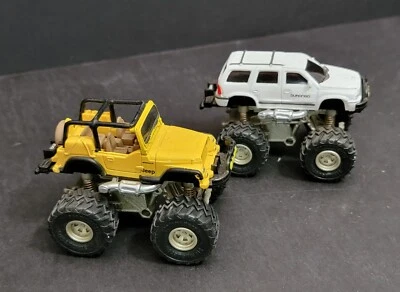 Lot Of 2: 1999 Funline Stampeders  Jeep Wrangler & Dodge Durango 1:64 Scale  - Image 1 of 4