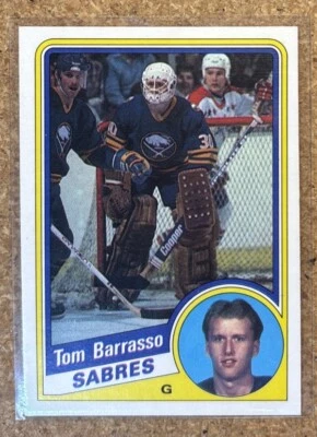 1984-85 O-Pee-Chee Tom Barrasso #18 Rookie RC - Image 1 of 2