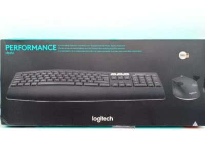 Logitech MK850 Performance Kabellos Tastatur und Maus Set - Schwarz (920-008221) - Bild 1 von 4