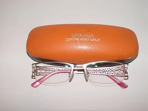 New Hugo Conti HB-1017 COL 43 Rose Pink Glasses Frames Ladies Medium - Picture 1 of 4