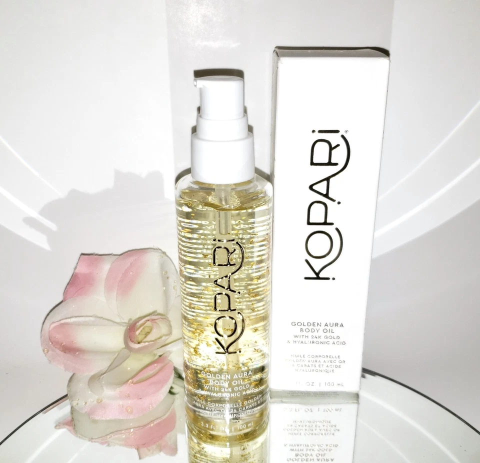 KOPARI Golden Aura Body Oil 24K Gold & Hyaluronic Acid 3.3fl oz