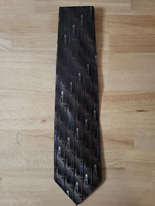 Cravatta collo Fusion marrone blu verde bianco - Foto 1 di 5