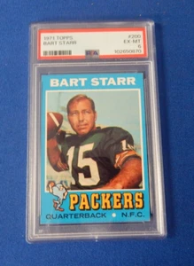 1971 Topps #200 Bart Starr  PSA 6, Ex-MT , Packers , HOF (691) - Picture 1 of 2