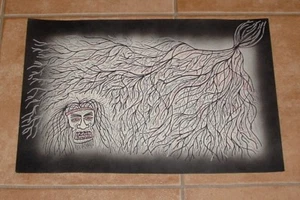 Original Vintage One of a Kind BIKER/TATTOO ART   18" x 12" - Picture 1 of 5