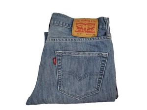 Pantalones de mezclilla para hombre Levi's 511 azules de ajuste ajustado ajuste 30x29 (tag32x29) lavado medio - Imagen 1 de 12