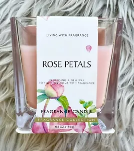 ROSE PETALS FRAGRANCE COLLECTION CANDLE 6.5 OZ / 184 GR - Picture 1 of 5