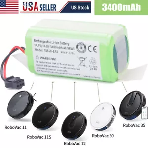 USA Battery For Eufy RoboVac 11C, 11S Max, 12 15T 15C Max 25C 30 30C Max 35C - Picture 1 of 10