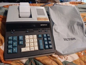 Victor Calculator. Model 860 And Original Cover Works Fine Same Day Shipping - Picture 1 of 4