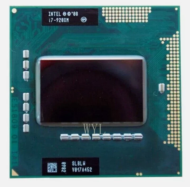 Intel Core i7-920XM CPU Quad Core 2.0GHz 8M SLBLW Socket G1 Processor - Image 1 of 4