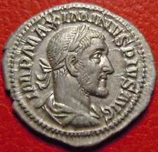 Maximinus I Thrax 236 AD Denarius Roman Victory LOOK !