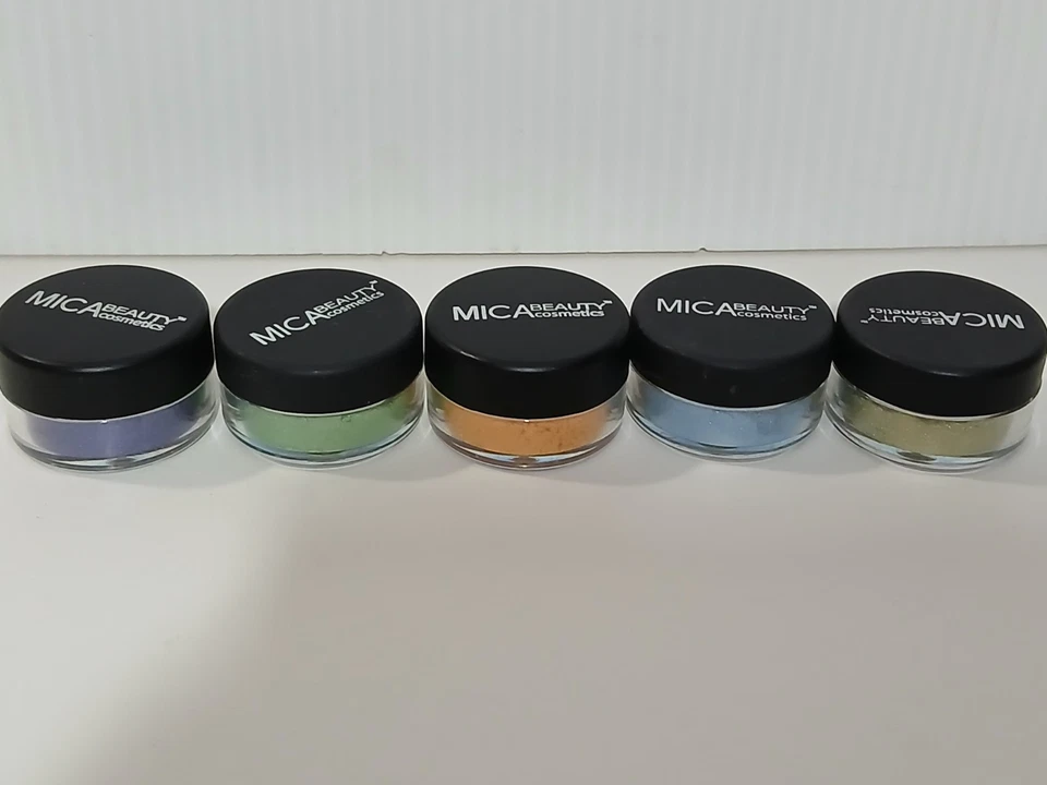 MICA Beauty Cosmetics Eye Shadow Shimmer Powder  2.5 gm Each, Lot Of 5 New - Image 1 of 4