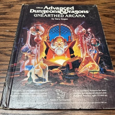 AD&D UNARTHED ARCANA Advanced Dungeons & Dragons 1985 TSR Gary Gygax 2017 - Imagem 1 de 4
