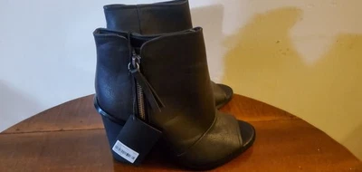 Forever 21 женщин черный платье ботинки размер 7 1/2 новый с ярлыками - Изображение 1 из 4