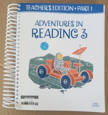 BJU Press. Adventures in Reading 3 Third Edition Teacher Edition Part 1. - Image 1 of 4
