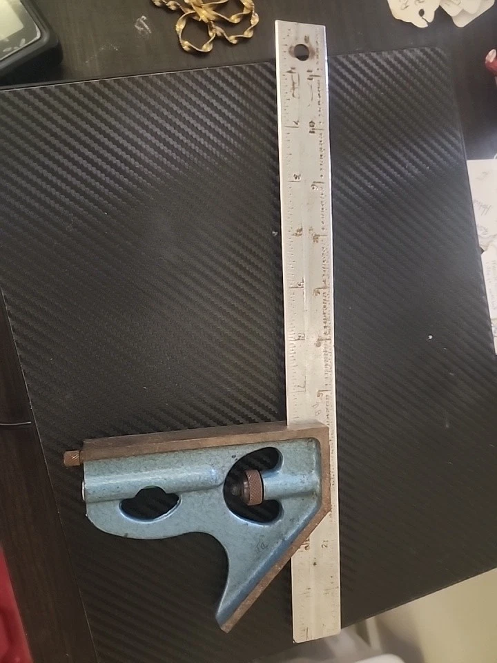 Pec Products Engineering 12” Combination Square Metal Working Machinist Tool - Image 1 of 1