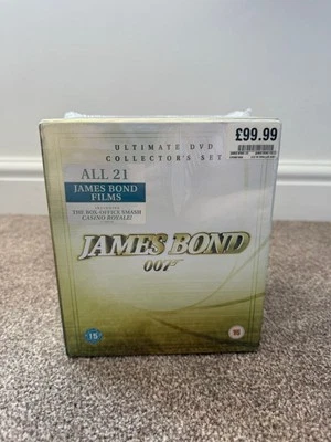 James Bond 007 Ultimate DVD Collector's Box Set 1-22 Collection Rare, Unused - Image 1 of 4