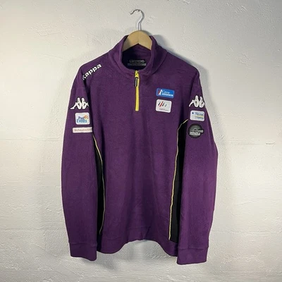 Kappa Round Texel Fleece Jacket Mens Purple 2011 Zip Up Mens XL - Image 1 of 4