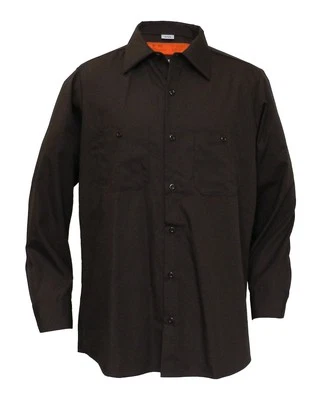 Solar 1 Clothing Industrial Long Sleeve Work Shirt MS14 - Image 1 of 4