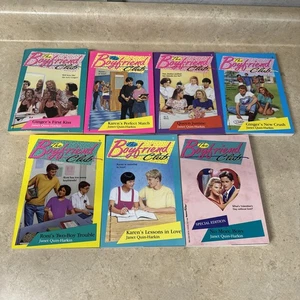 The Boyfriend Club Book Lot 1,3-7 Plus Special Edition Janet Quin-Harkin 90s - Picture 1 of 3