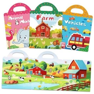 3 Sets Reusable Sticker Book for Kids, Thicker Sticker Book for Toddlers 2-4 - Picture 1 of 7