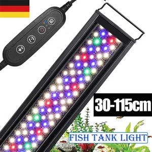 30-115cm LED Aquarium Beleuchtung mit Timer Aufsetzleuchte Vollspektrum 6-25W DE - Bild 1 von 17