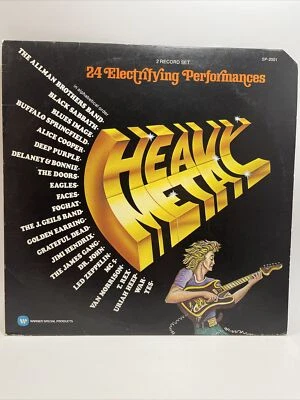 VINYL Heavy Metal 2x LP Black Sabbath Led Zeppelin Jimi Hendrix SP 2001 1974 - Image 1 of 3