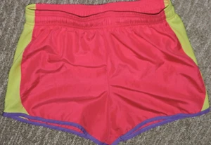 Athletic Works Girl's Multicolor Lined Polyester Running Shorts Size XL - Picture 1 of 5