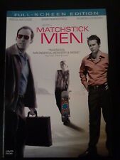 Matchstick Men (Dvd) Nicolas Cage Alison Lohman Sam Rockwell Epic Thriller!