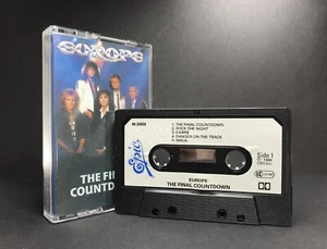 Europe THE FINAL COUNTDOWN Cassette 40-26808 **UK 1ST ISSUE 1986** PAPER LABELS - Picture 1 of 9