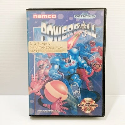 Powerball + Box & Manual - Sega Genesis - Tested & Working - Free Postage - Image 1 of 4