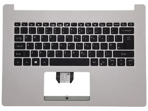 Teclado cubierta reposamanos Acer Aspire A514-52 A514-52G A514-52K plateado Reino Unido - Imagen 1 de 2