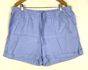 Corto para mujer Ellen Tracy XLarge 100 % lino cordón vacaciones playa verano - Imagen 1 de 13