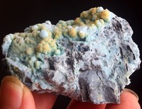 89.3g Rare Natural Botryoidal Sky Blue Gibbsite Mineral Specimen China