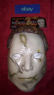 Michael Myers Halloween FUN WORLD SCARY HORROR Face Mask Adult Costume NEW NWT! - Image 1 of 2
