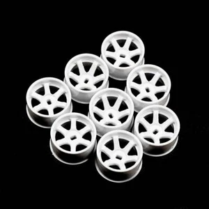 Yeah Racing ABS Rear Rim Set (Offset 0 +1 +2 +3) White For Kyosho Mini-Z RC Car - Picture 1 of 3