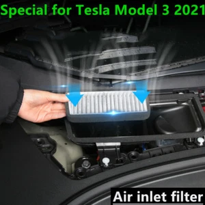 Filtro de entrada de aire acondicionado no tejido para Tesla Modelo 3 2021 - Imagen 1 de 3