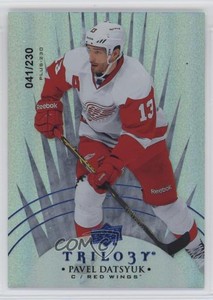 2014-15 Upper Deck Trilogy Radiant Blue /230 Pavel Datsyuk #19