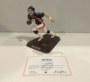 John Elway Danbury Mint Denver Broncos NFL Football Figurine With COA 7” M7935 - Picture 1 of 18