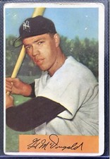 GIL McDOUGALD 1954 Bowman Baseball Card #97 NYY Fair Cond