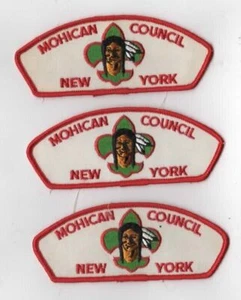 Mohican Council Lot of 3 Shoulder Patches CSP [CSP-1709] - Picture 1 of 1