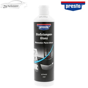 presto Stoßstangenglanz Auto Kunststoffpflege Stoßstangen Glanz Schwarz 500ml - Bild 1 von 1