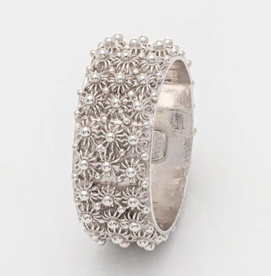 fede sarda da donna in.argento fedina filigrana dargento;anello sardo donna per  - Immagine 1 di 4