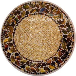36'' Marble Table Top Mosaic inlay pietradura handmade Work Home Decor - Picture 1 of 1