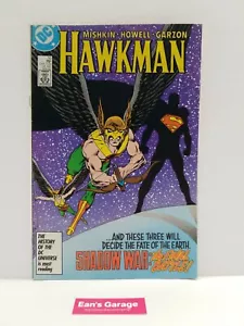 Hawkman #10 DC Comics mayo 1987, fotos reales - fino / muy fino - Imagen 1 de 4