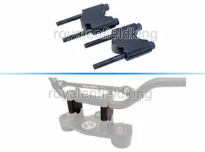 Royal Enfield Himalayan Handle Bar Risers Black 40mm - Picture 1 of 5